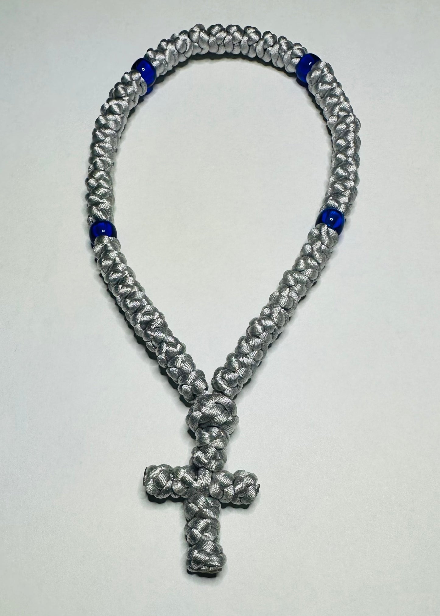 50-knot Orthodox prayer rope (satin) chotki komboskini