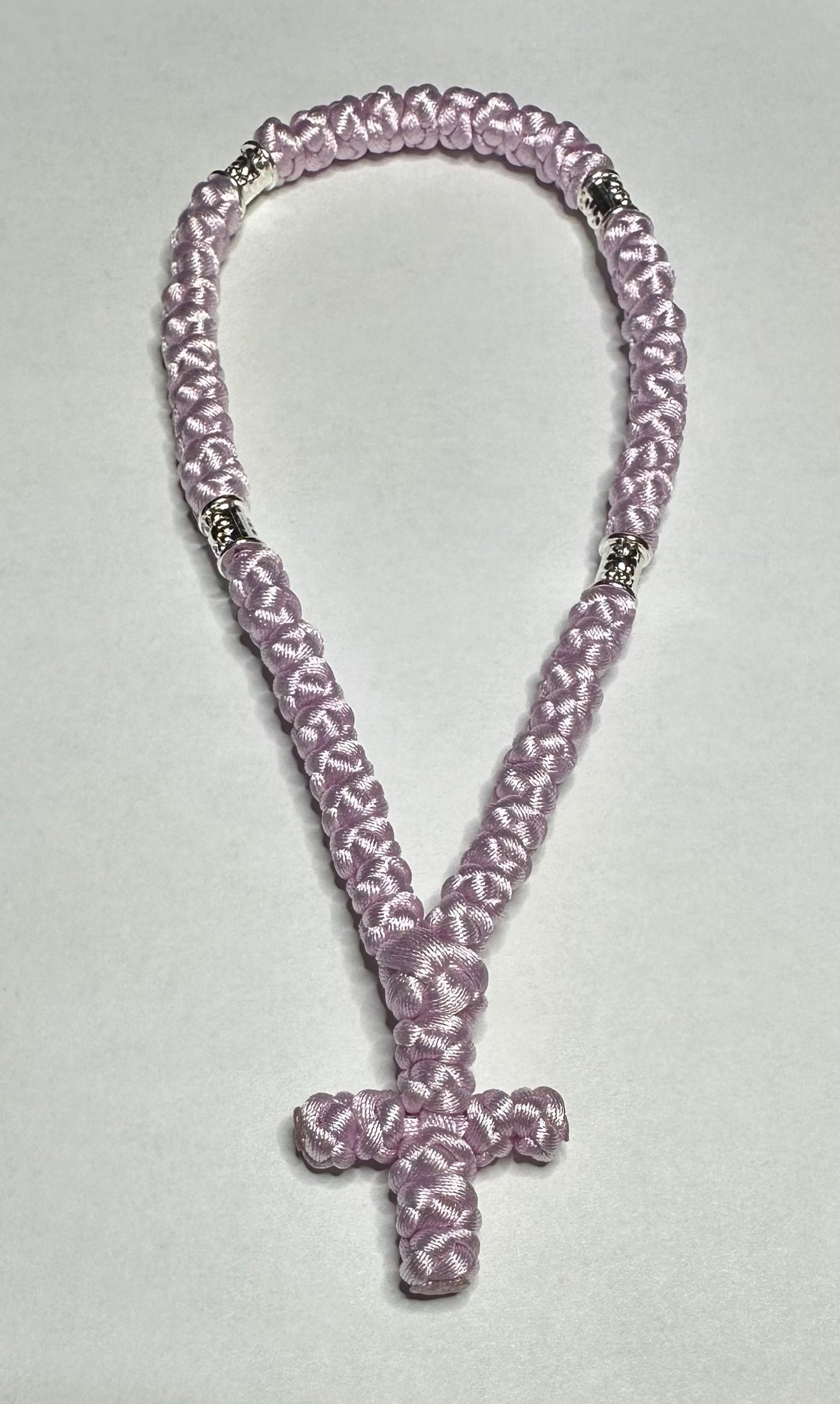 50-knot Orthodox prayer rope (satin) chotki komboskini