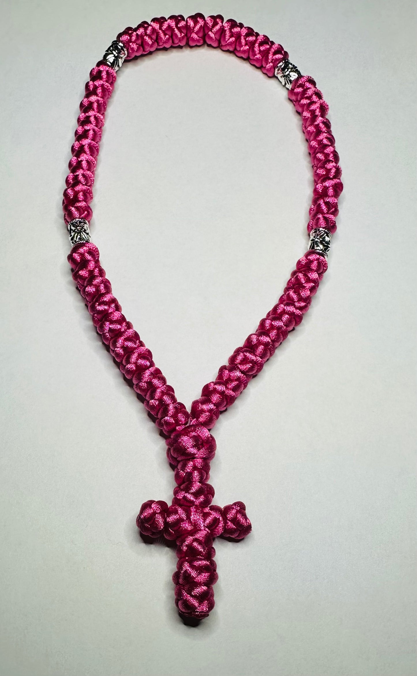 50-knot Orthodox prayer rope (satin) chotki komboskini