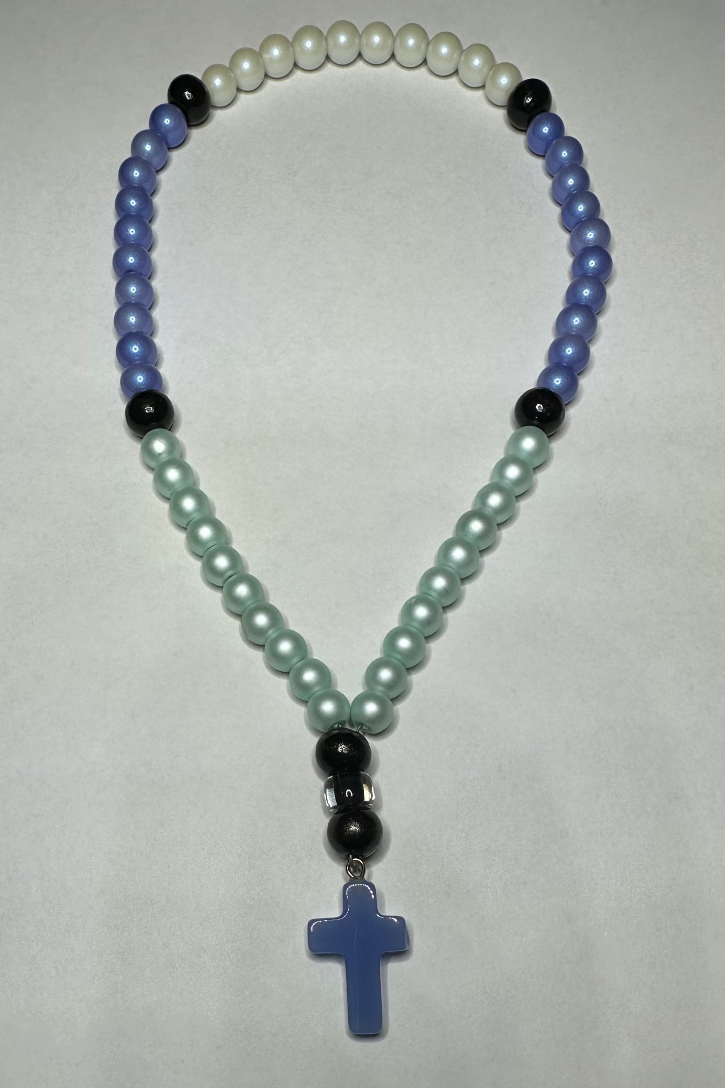 50-bead glass “pearl” prayer rope chotki komboskini