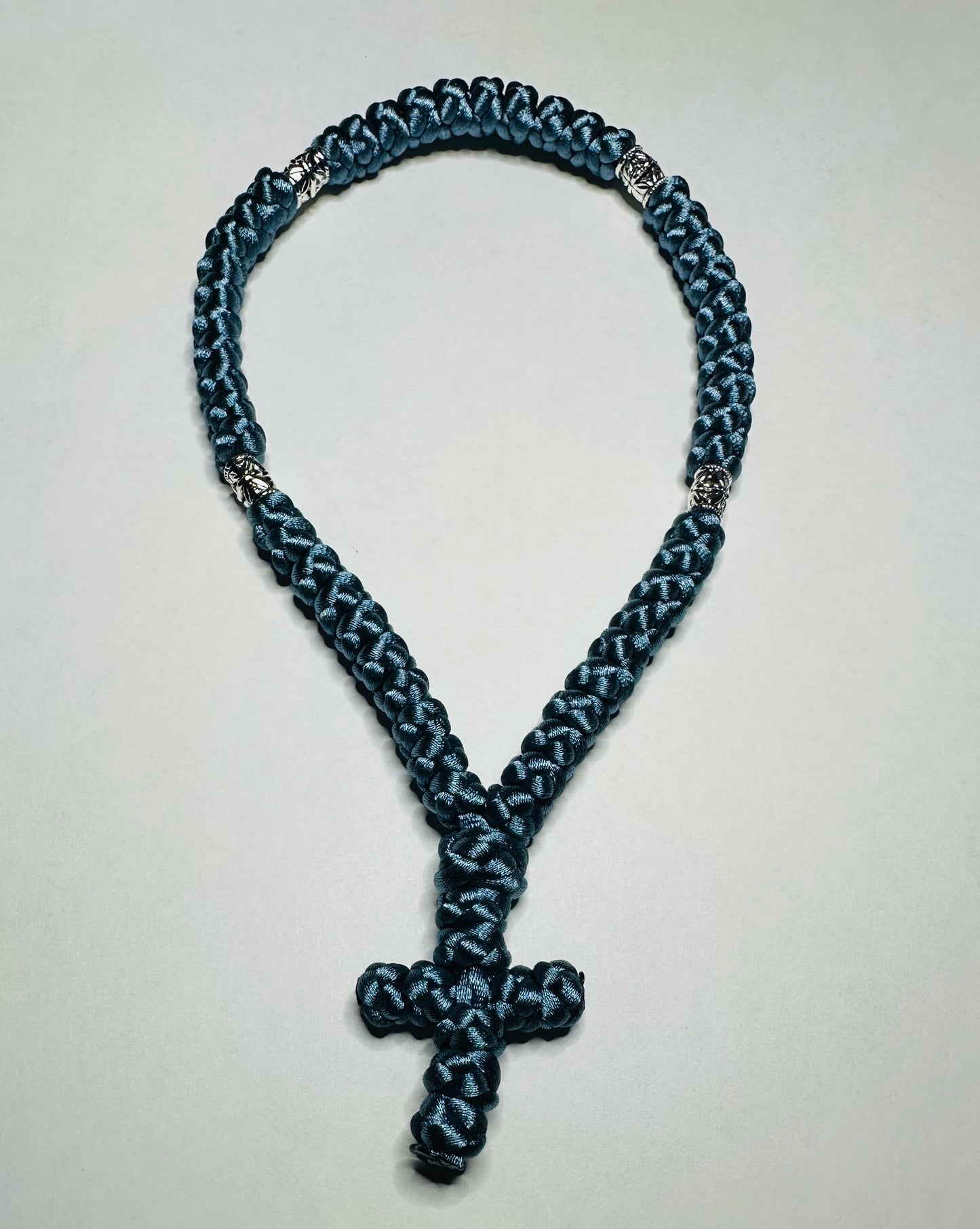 50-knot Orthodox prayer rope (satin) chotki komboskini