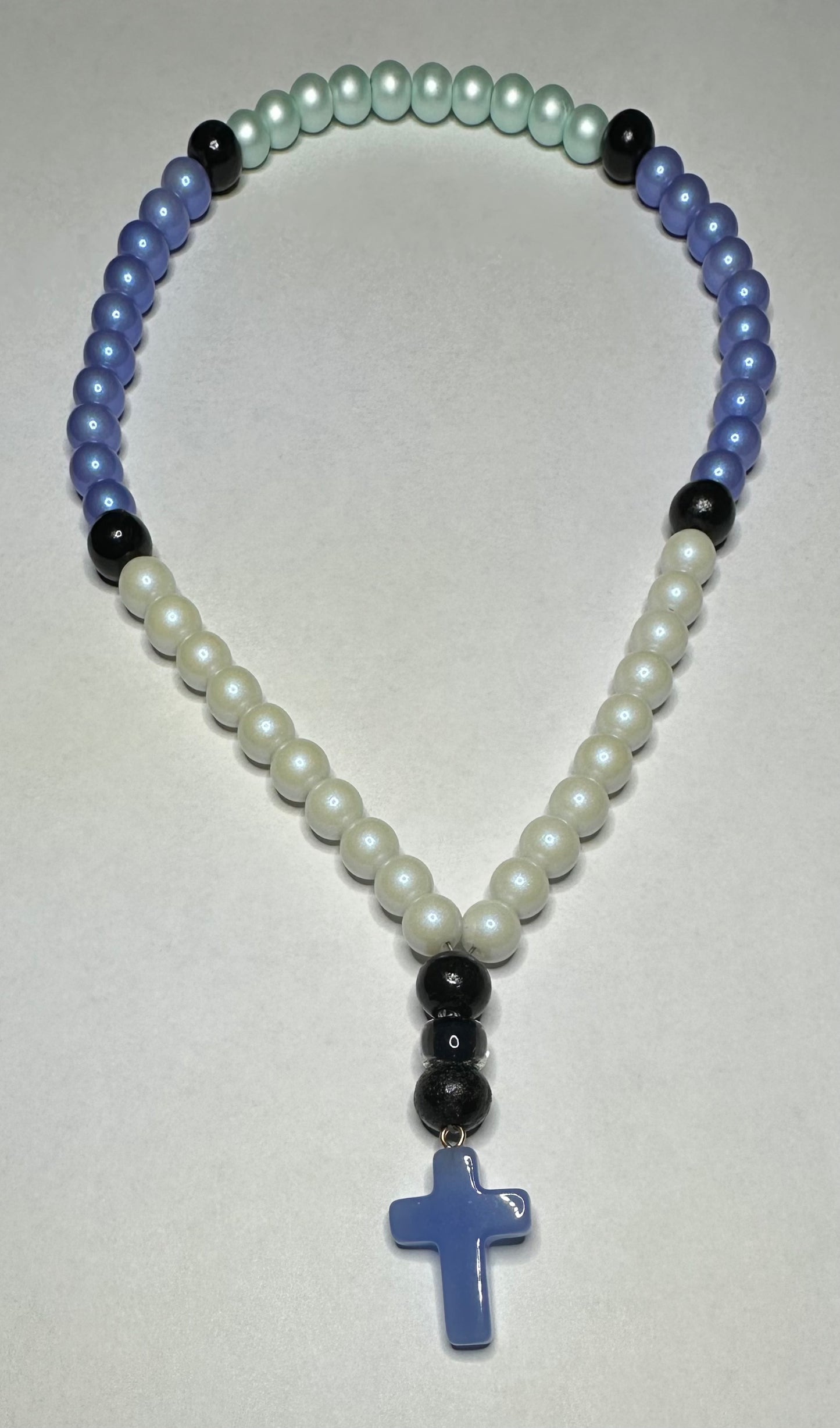 50-bead glass “pearl” prayer rope chotki komboskini