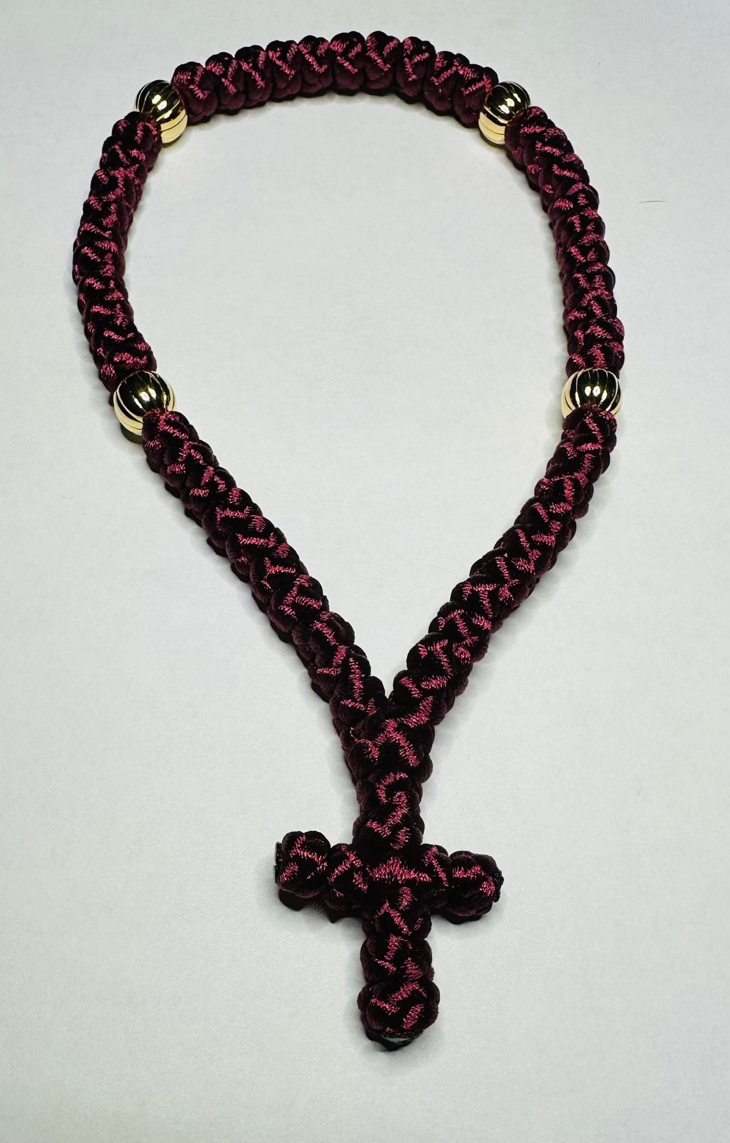 50-knot Orthodox prayer rope (satin) chotki komboskini